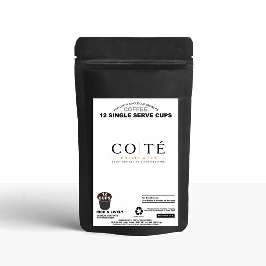 12 Pack Single Serve Coffee Capsules